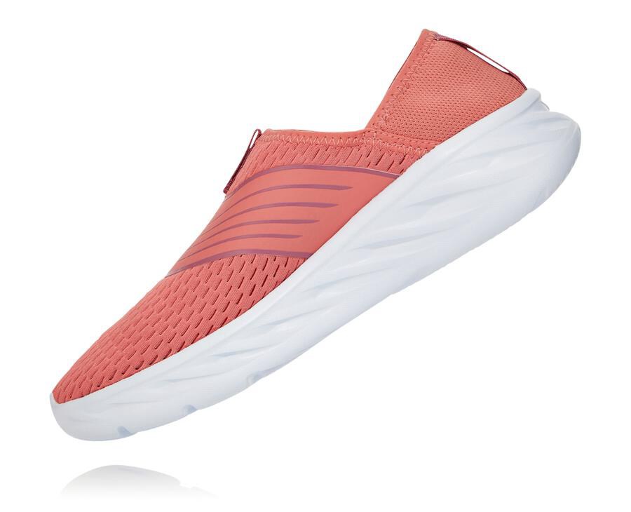 Hoka One One Sandalen Dames - Ora Recovery - Oranje/Wit - YI1968530